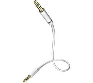 Inakustik 0.5m Star MP3 Audio Cable аудио кабель 0,5 m 3,5 мм 2 x RCA Белый 003100005
