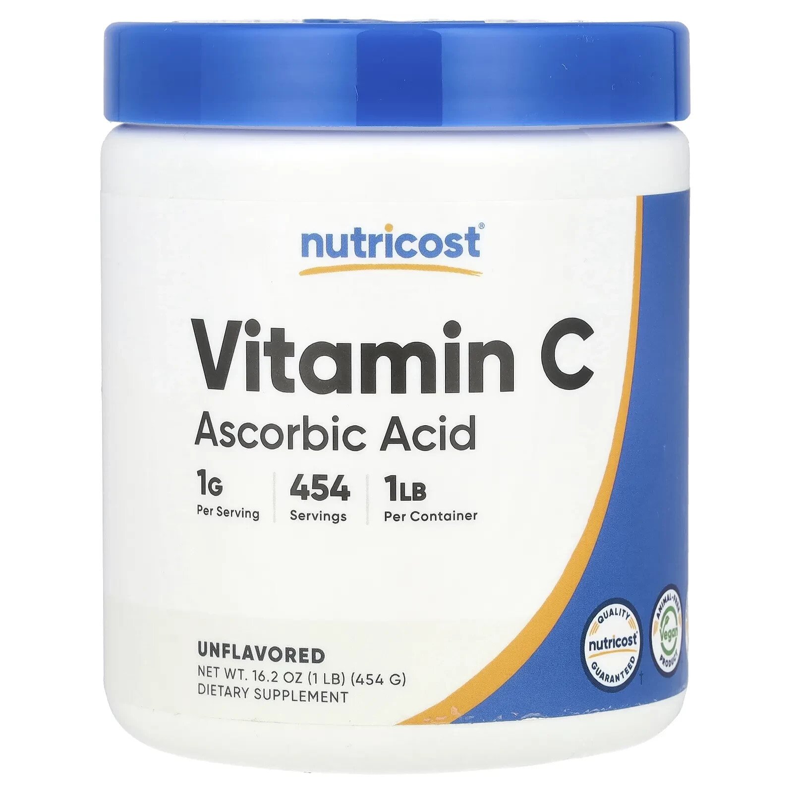 Vitamin C, Unflavored, 16.2 oz (454 g)