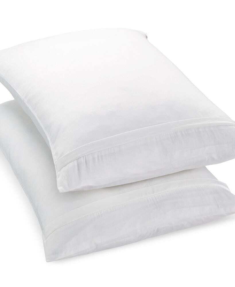 Home Design 250-Thread Count Cotton Sateen 2-Pack Pillow Protector, Standard/Queen, Created for Macy's