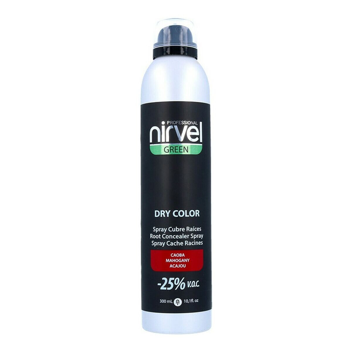 Спрей для закрашивания седых волос Green Dry Color Nirvel Green Dry Красное дерево (300 ml)