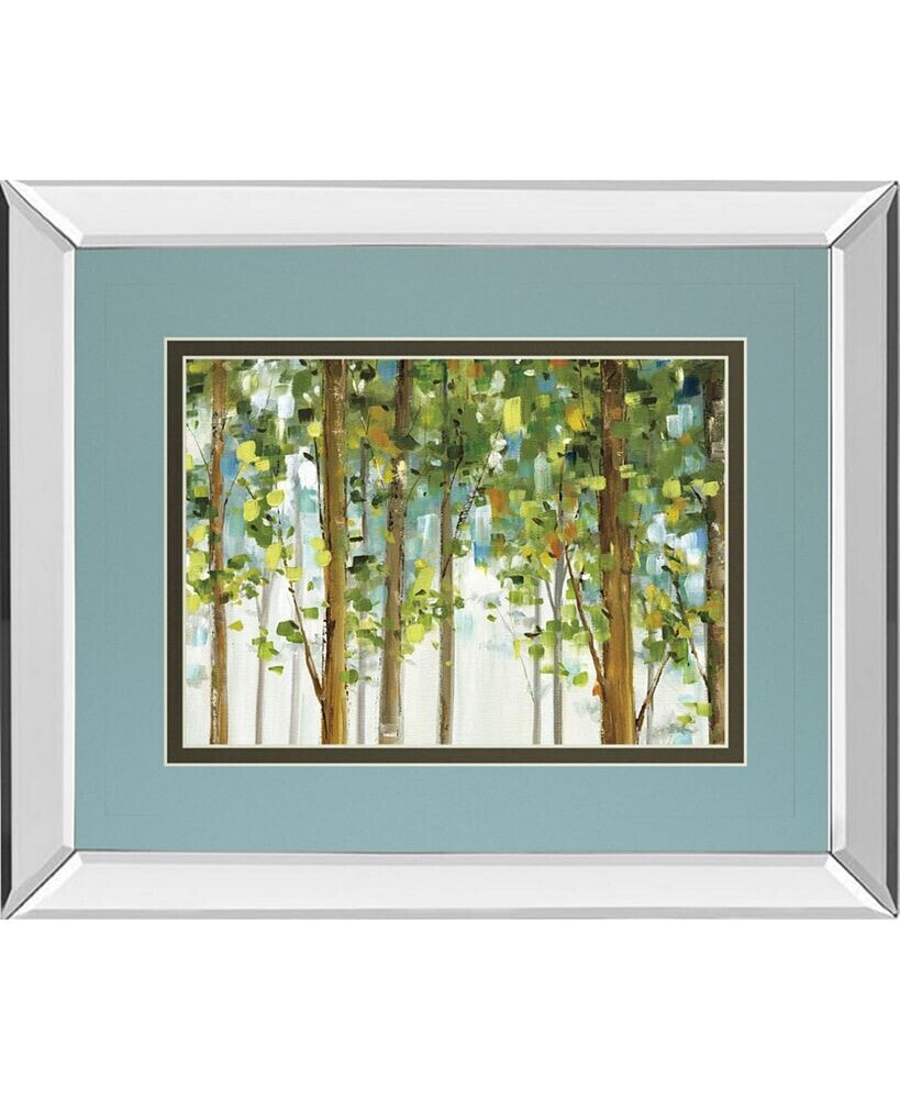 Classy Art forest Study I Crop by Lisa Audit Mirror Framed Print Wall Art, 34