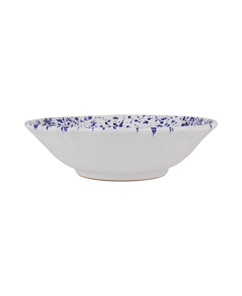 VIETRI amalfitana Aqua Splatter Serving Bowl 12