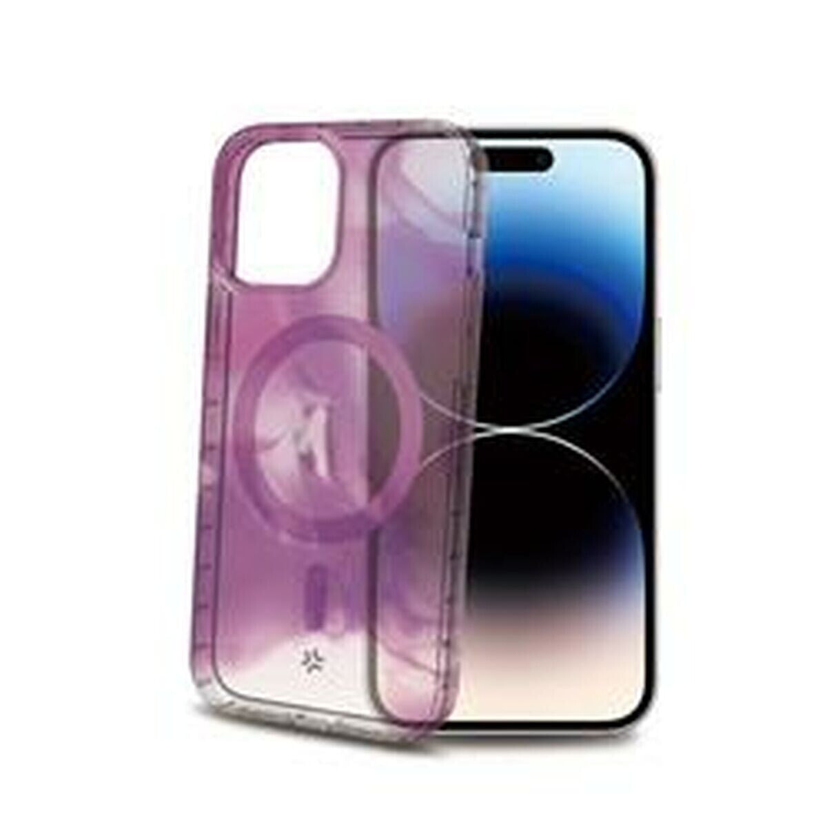 Чехол для мобильного телефона Celly iPhone 15 Pro Фиолетовый Прозрачный