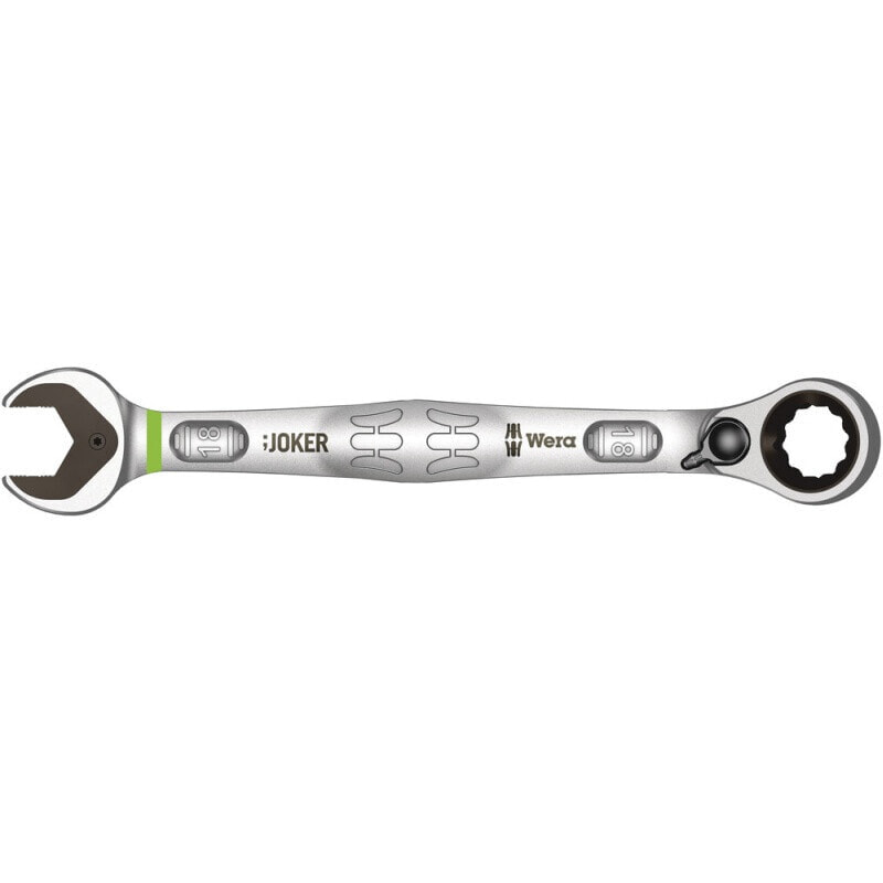 Wera Joker Switch 18 - 18 mm - Stainless steel - Steel - Matte - 15° - 234 mm