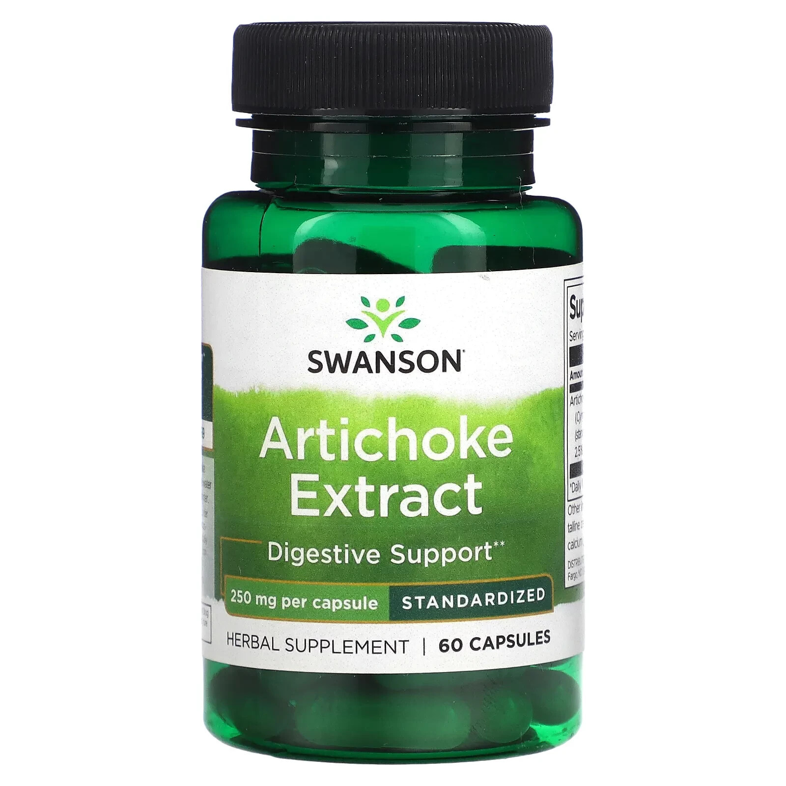 Swanson, Экстракт артишока, 250 мг, 60 капсул