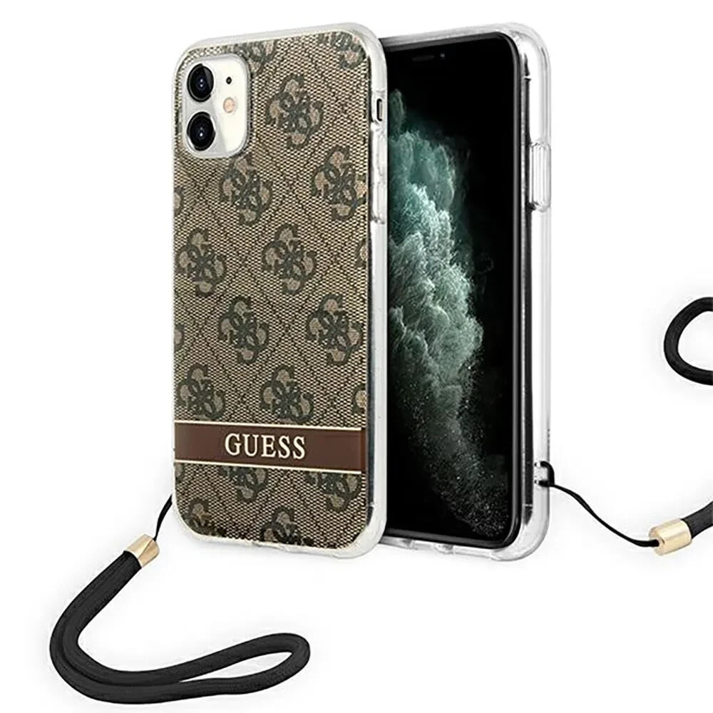 GUESS Guohcn61H4Stw iPhone 11 4G Print Strap phone case