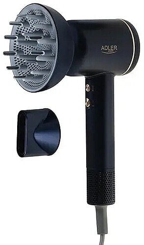 Haartrockner mit LED-Anzeige schwarz - Adler AD 2270 Black Superspeed Hair Dryer