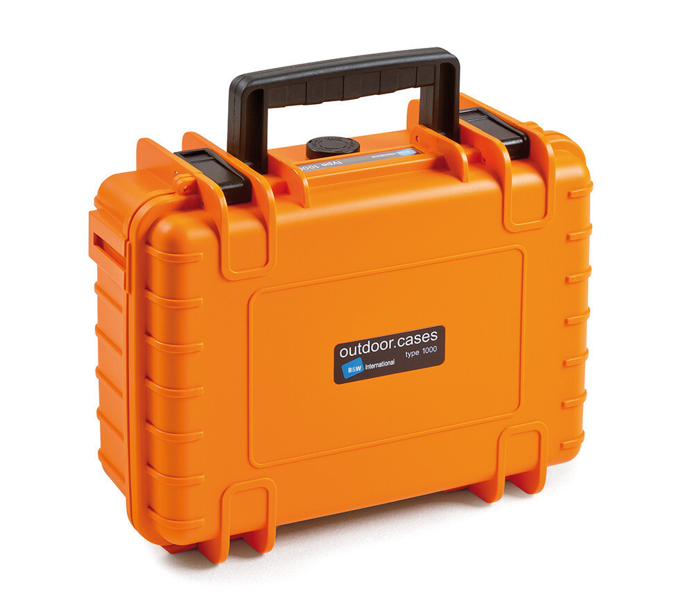 B&W 1000/O/SI ящик для хранения инструментов Оранжевый Полипропилен (ПП)