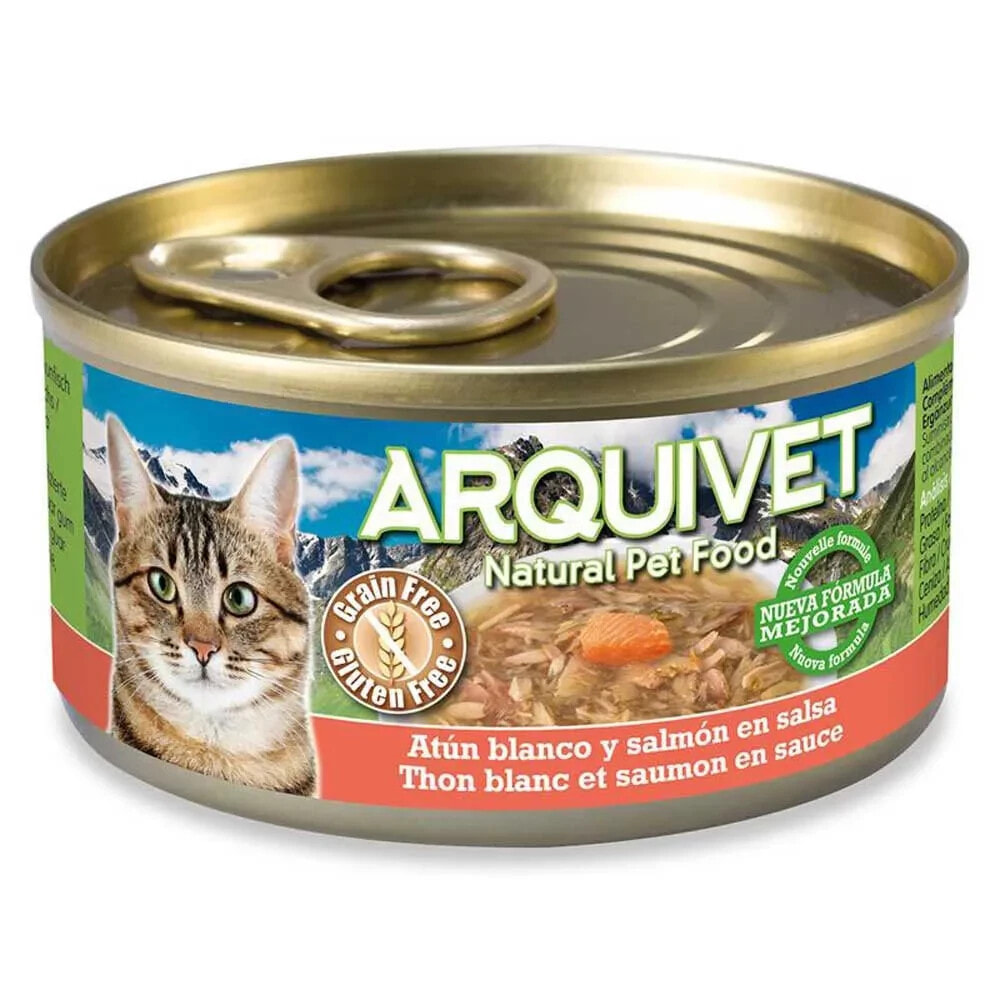 ARQUIVET White Tuna In Sauce With Salmon Wet Cat Food