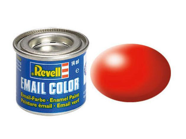 Revell Luminous red, silk RAL 3026 14 ml-tin Краска 32332