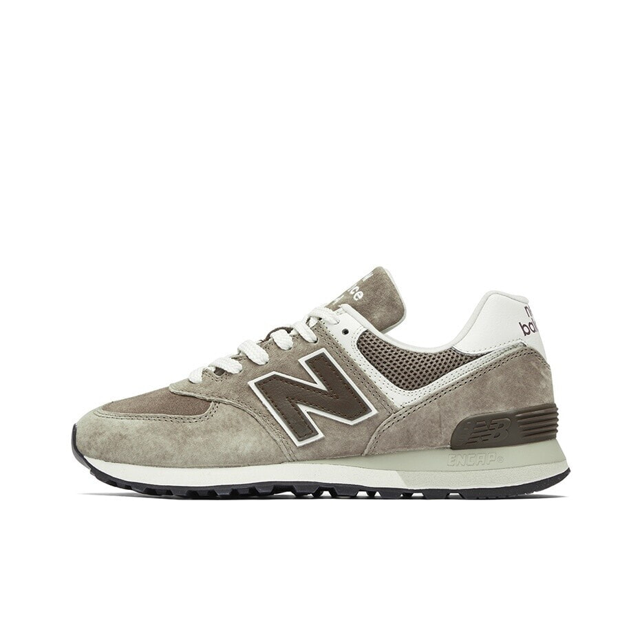 New Balance NB 574 舒适防滑耐磨 低帮鞋 男女同款 棕色