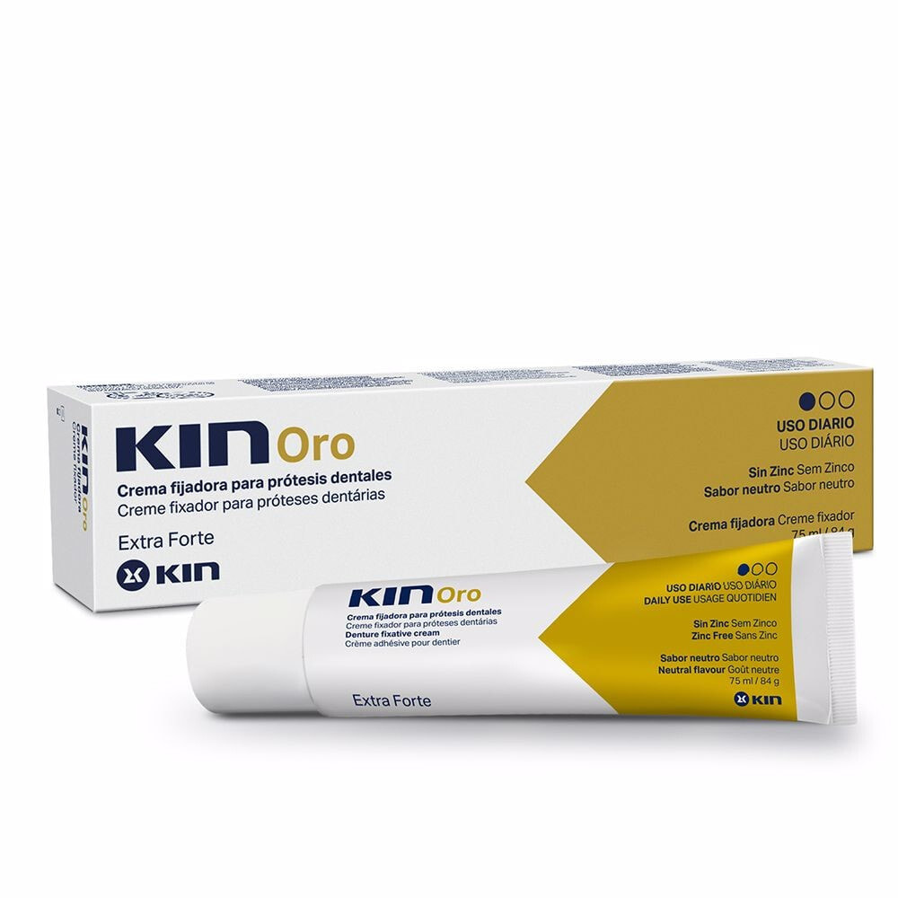 KIN ORO crema fijadora para prótesis dentales 75 ml