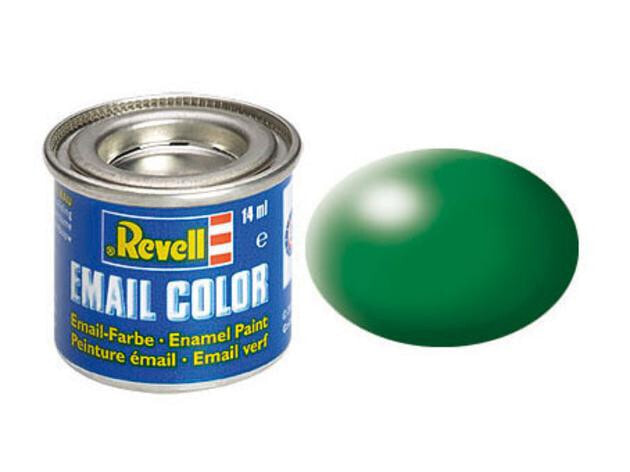 Revell Leaf green, silk RAL 6001 14 ml-tin Краска 32364