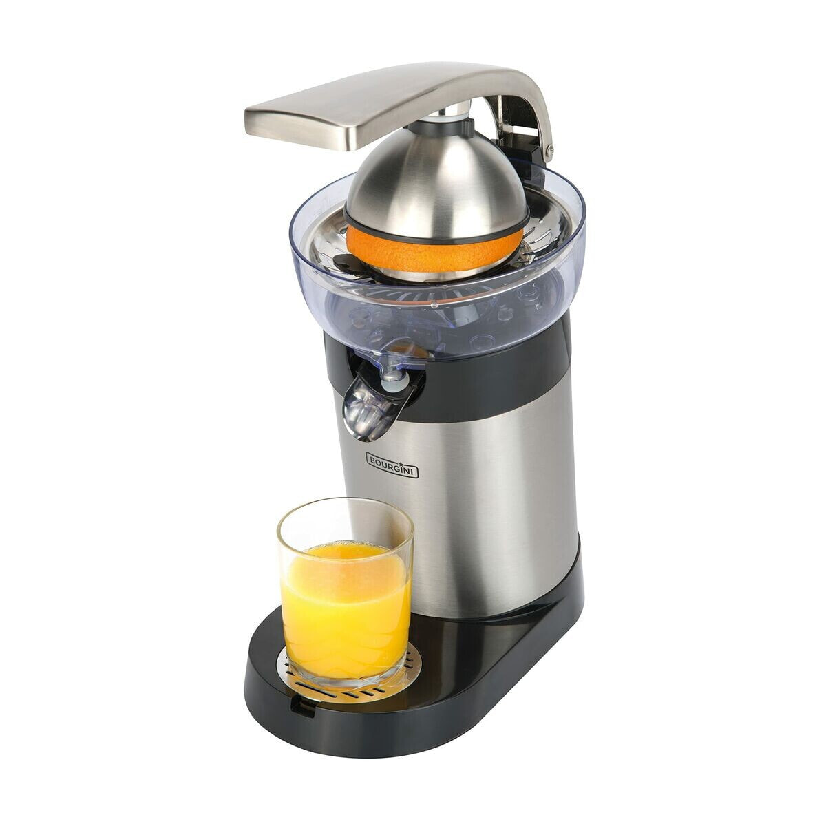 Bourgini Grand Citrus Juicer Deluxe 130 W Черный, Нержавеющая сталь 20.6000.00.00