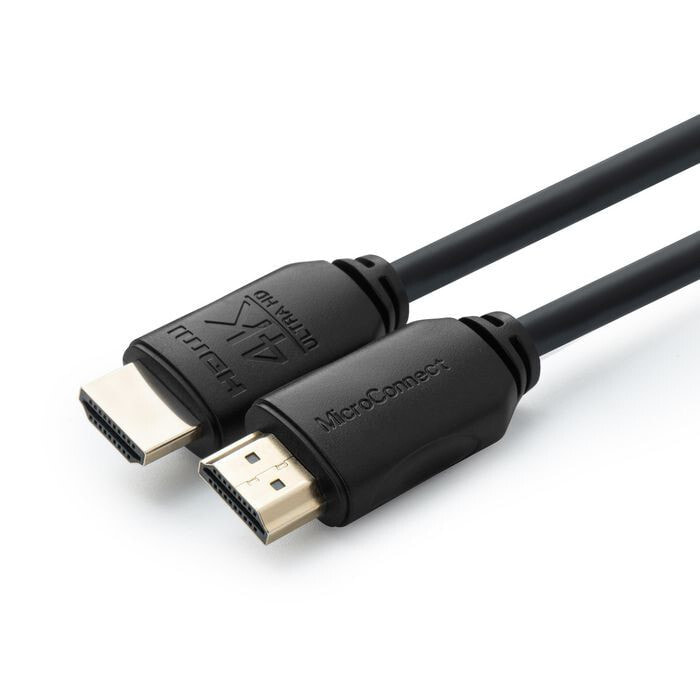 4K HDMI cable 2m - 2 m - HDMI Type A (Standard) - HDMI Type A (Standard) - 4096 x 2160 pixels - 3D - Black