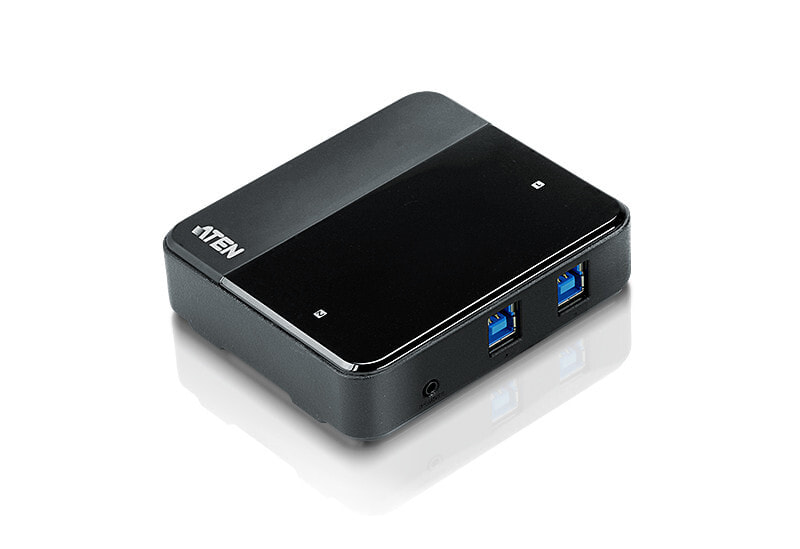 Aten US234 USB 3.2 Gen 1 (3.1 Gen 1) Type-B 5000 Мбит/с Черный US234-AT