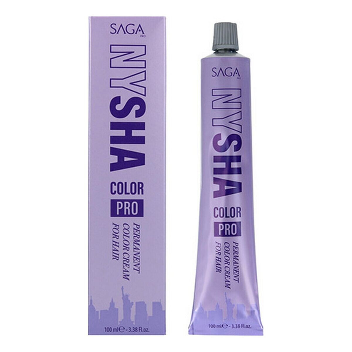 Permanent Dye Saga Nysha Color Pro Nº 5.00 (100 ml)