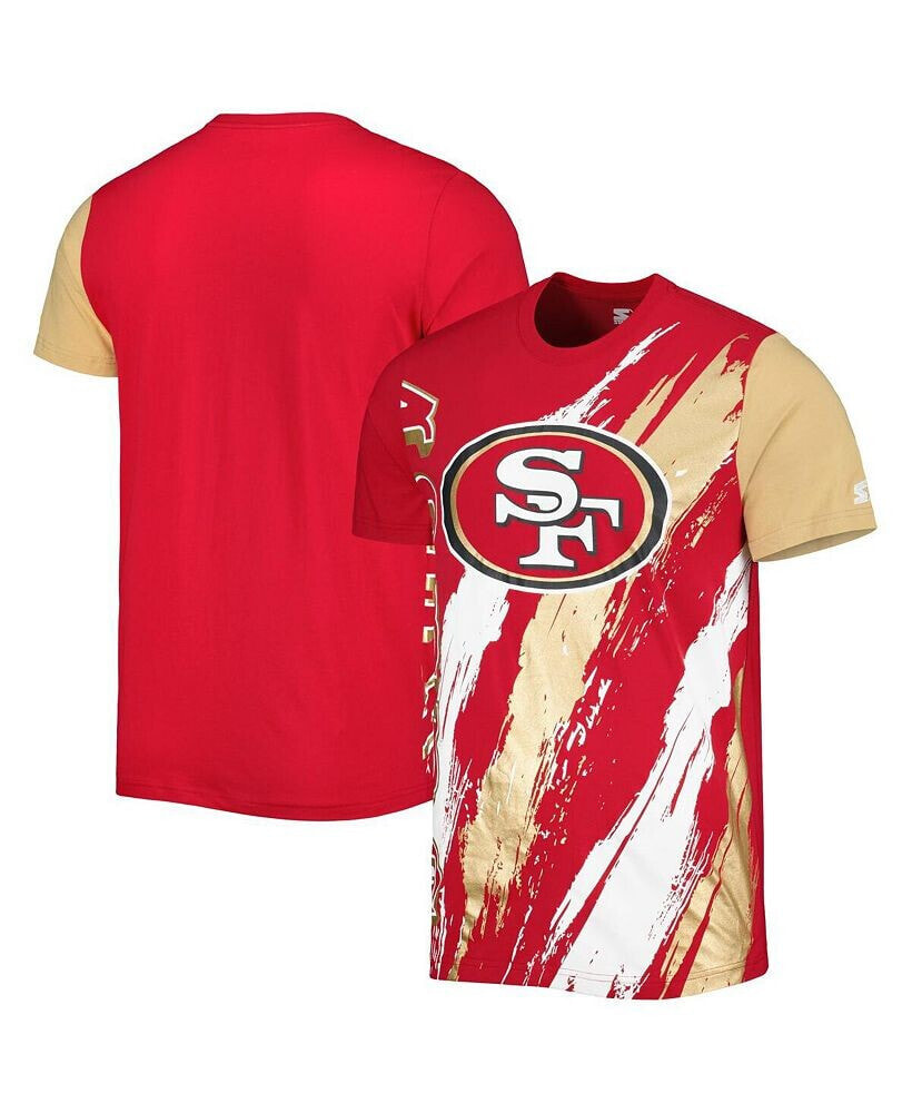 Starter men's Scarlet San Francisco 49ers Extreme Defender T-shirt
