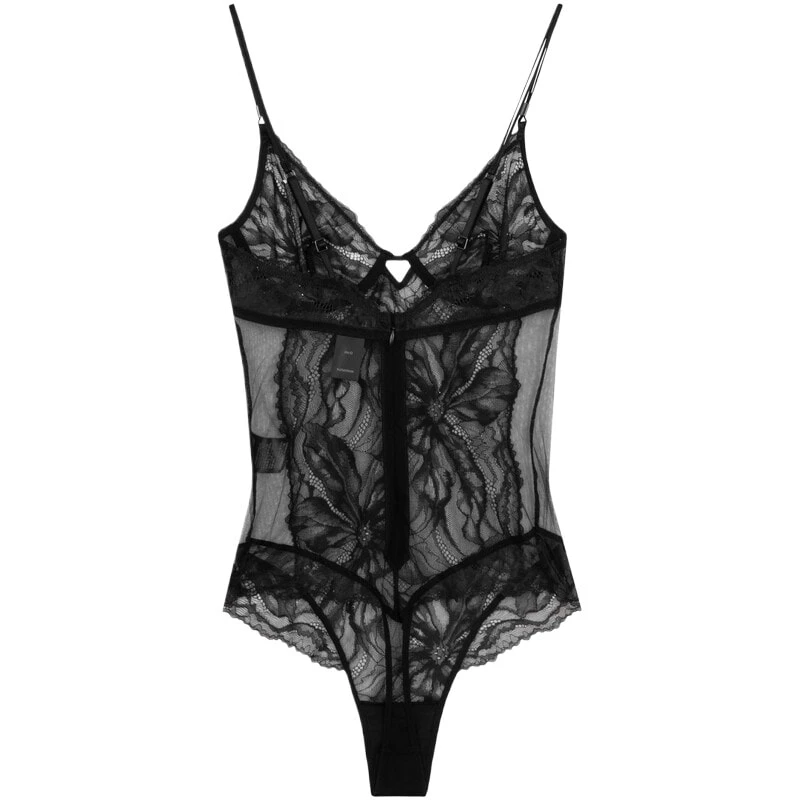 CALVIN KLEIN Bodysuits Women's Space Black