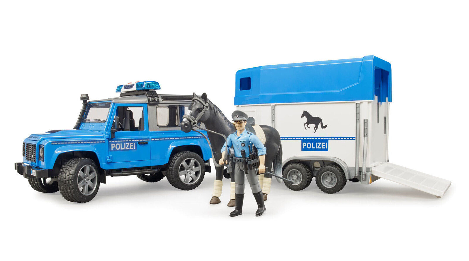 Bruder Land Rover Defender Polizeifahrze| 02588
