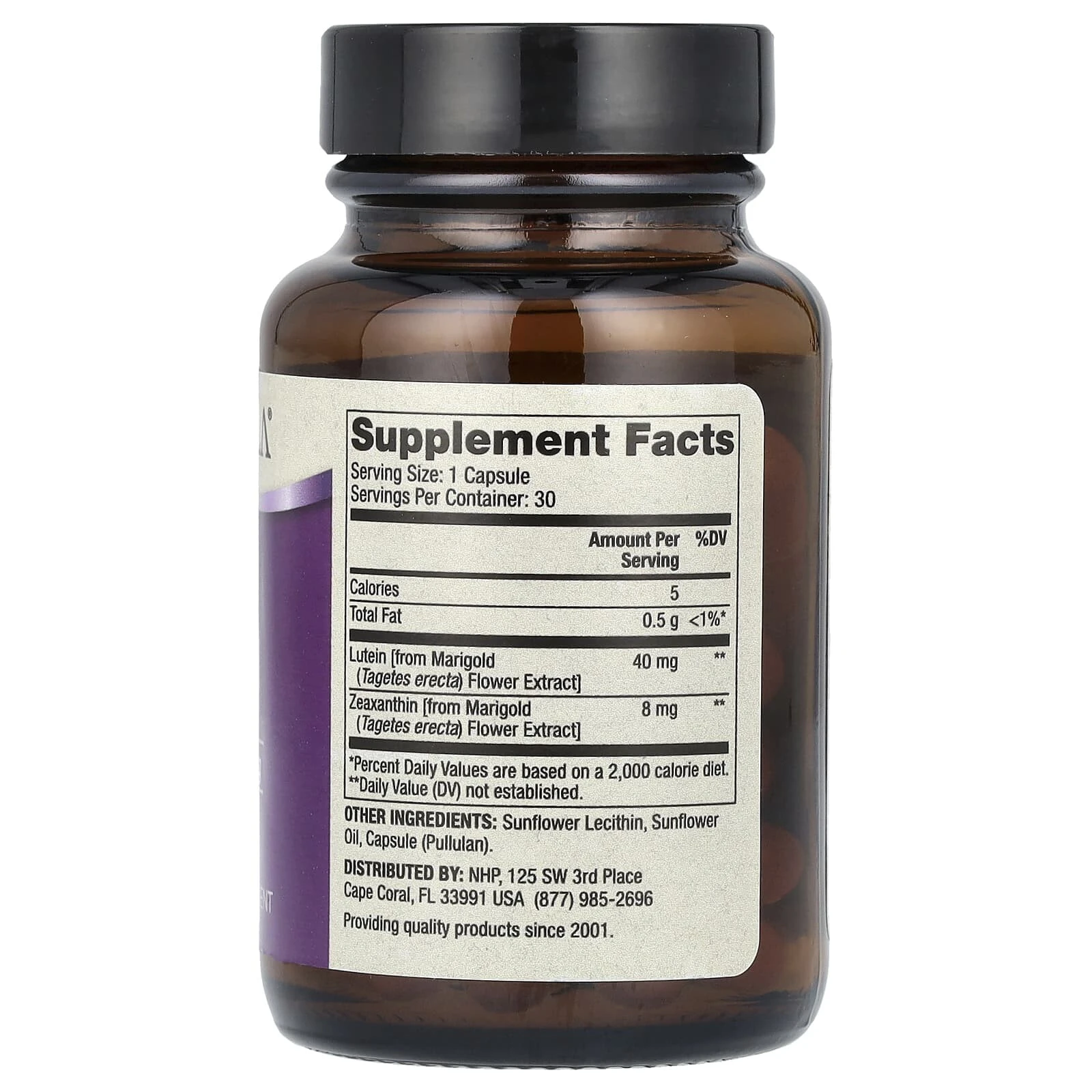 Lutein with Zeaxanthin, 40 mg, 30 Capsules