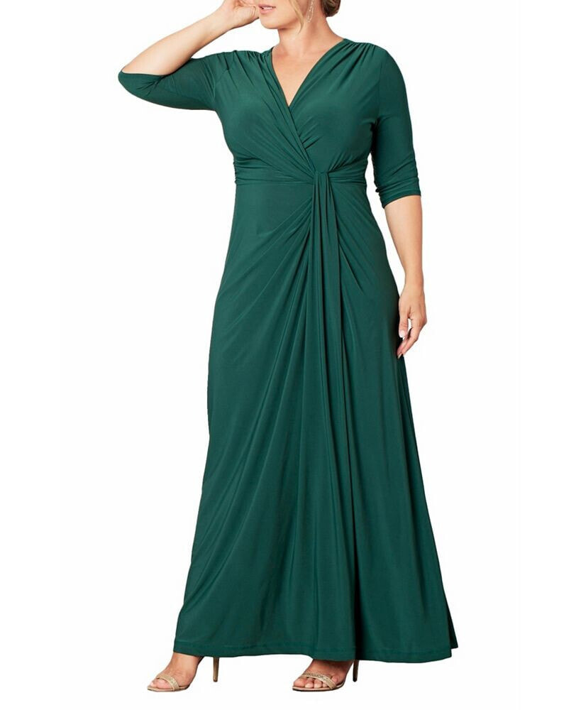 Kiyonna women's Plus size Romanced by Moonlight Long Gown