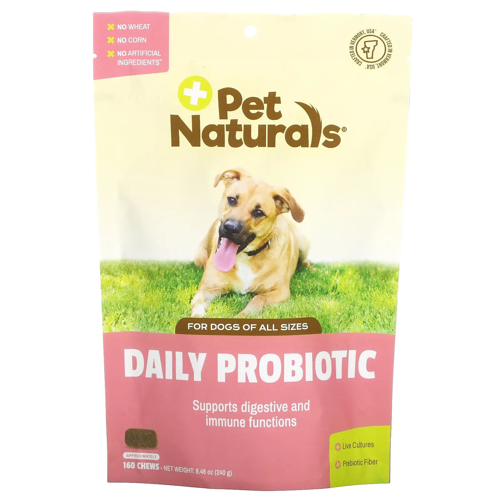 Daily Probiotic, For Dogs, All Sizes, 60 Chews, 2.54 oz (72 g)