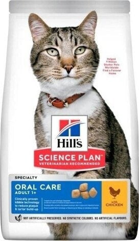 Hills Prescription Diet Hill's Science Plan Adult Oral Care sausas ėdalas katėms su vištiena, 7kg