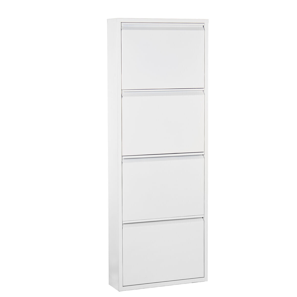 Shoe Rack Alexandra House Living White 50 x 136 x 15 cm 4 drawers