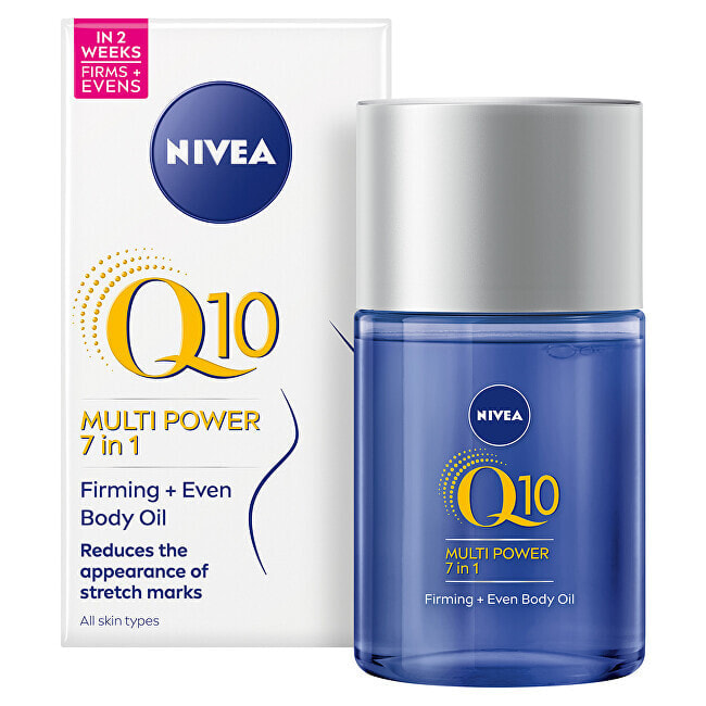 Nivea Q10 Firming Even Body Oil Укрепляющее масло против появления растяжек 100 мл