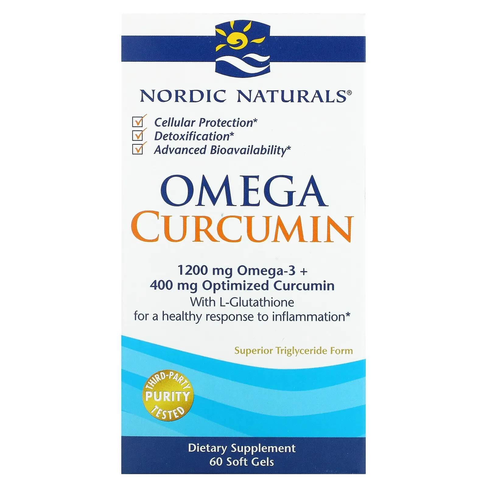 Ultimate Omega + Curcumin, 60 Soft Gels