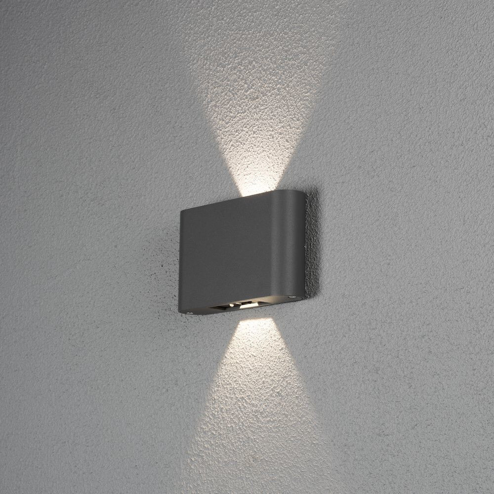 Konstsmide 7854-370 настенный светильник Подходит для наружного использования Антрацит, Серый