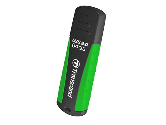 Transcend JetFlash 810 64GB USB 3.0 USB флеш накопитель USB тип-A 3.2 Gen 1 (3.1 Gen 1) Черный, Зеленый TS64GJF810