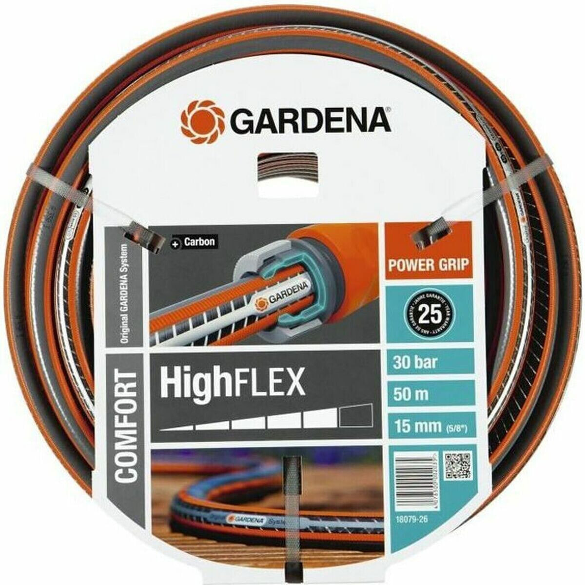 Hose Gardena Highflex PVC Ø 15 mm 50 m