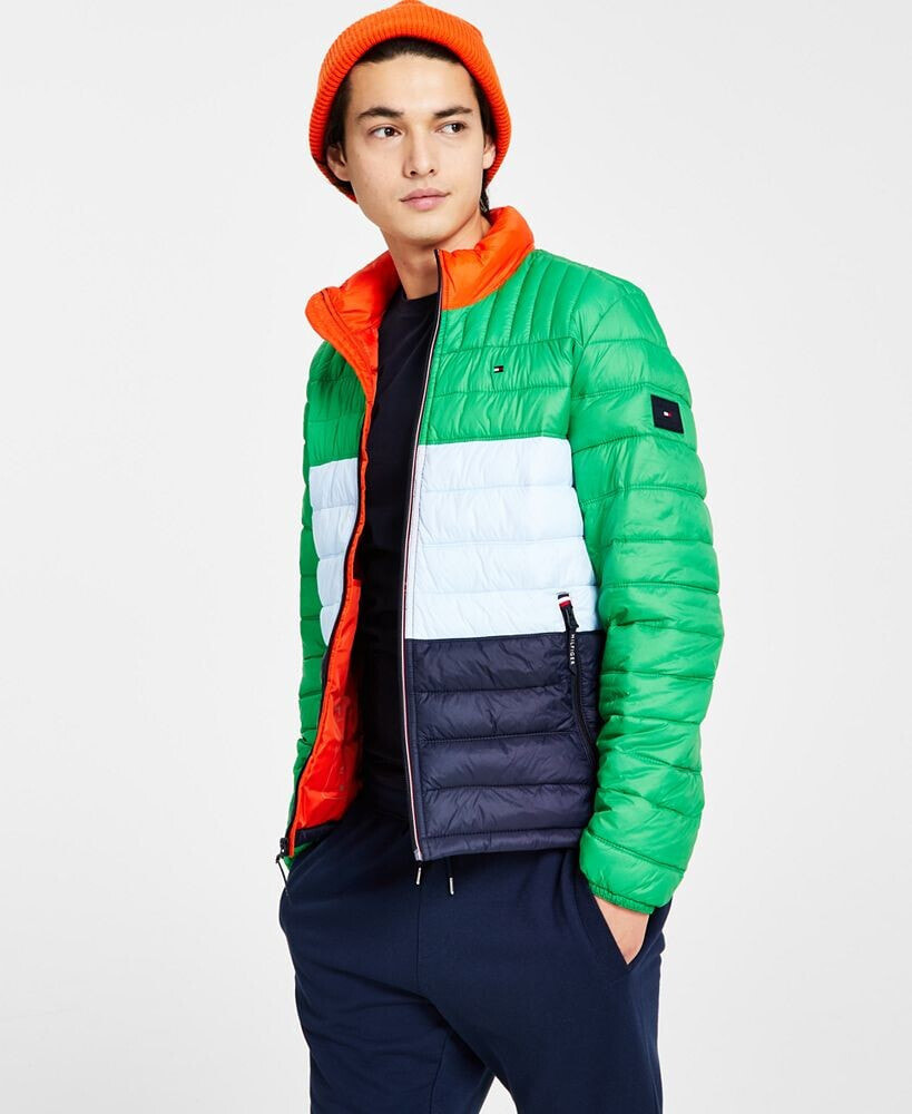 Men's Packable Quilted Puffer Jacket Tommy Hilfiger Цвет: Spicy