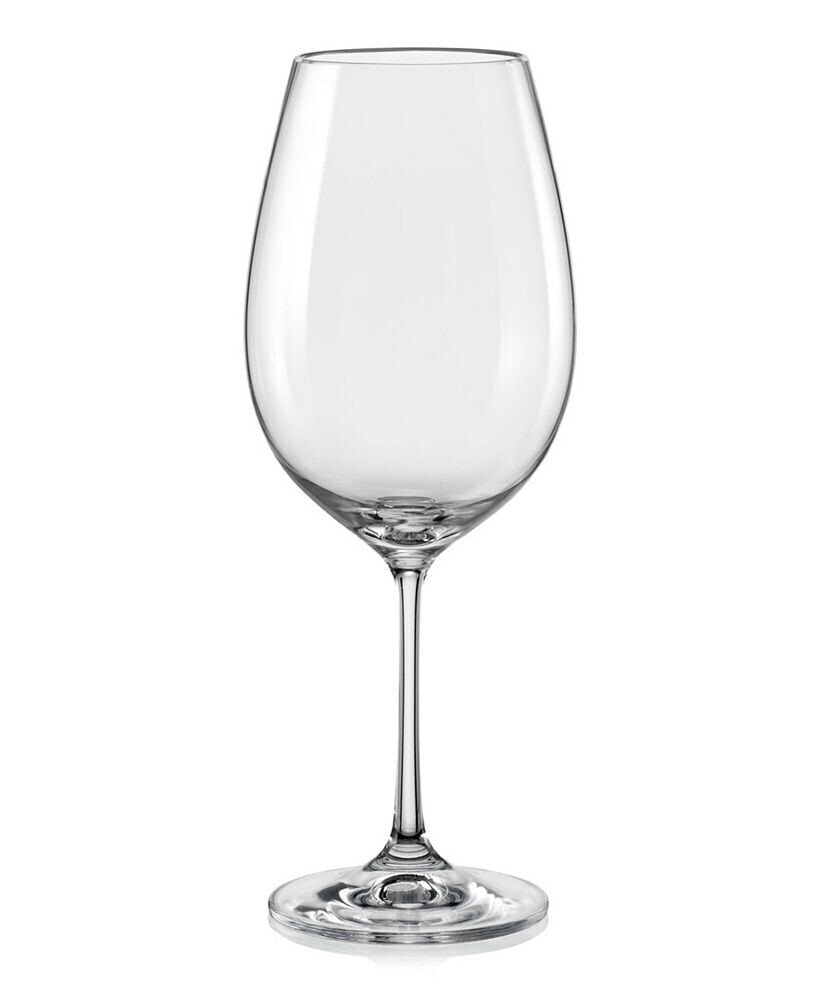 Red Vanilla viola Red Wine Glass 18.5 Oz, Set of 12