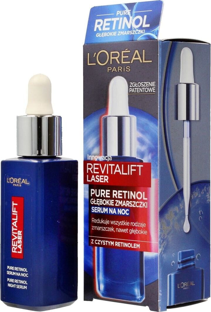 L’Oreal Paris Revitalift Laser Pure Retinol serum redukujące zmarszczki na noc 30 ml