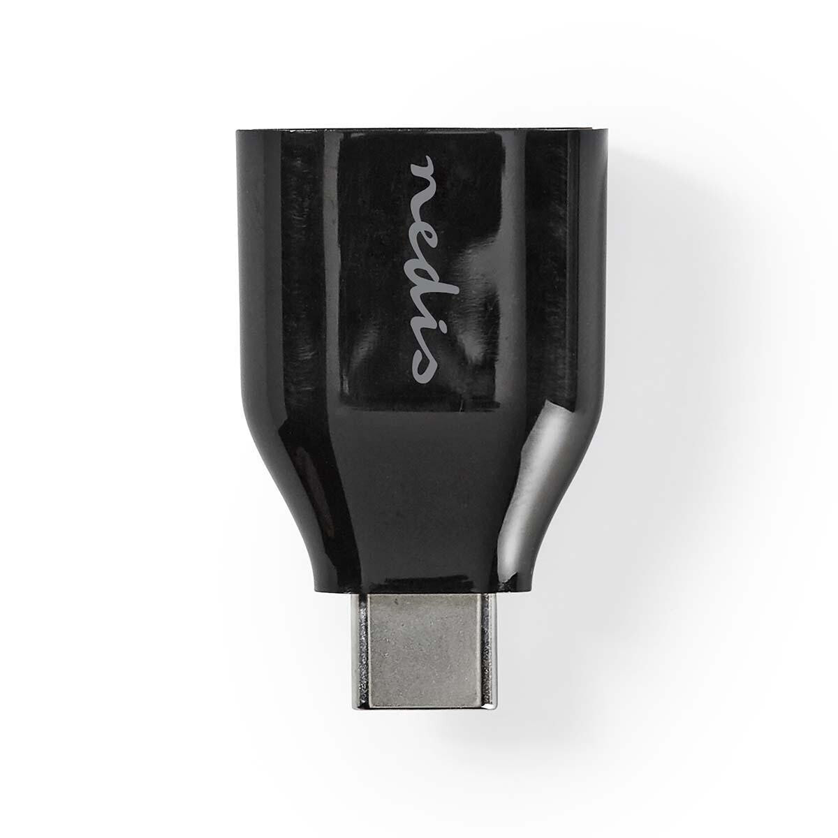 Nedis CCGB60915BK кабельный разъем/переходник USB C USB A Черный