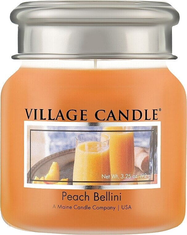 Duftkerze im Glas Pfirsich-Bellini - Village Candle Peach Bellini