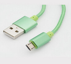 shiverpeaks BS33091-G USB кабель 1,2 m 2.0 USB A Micro-USB B Зеленый