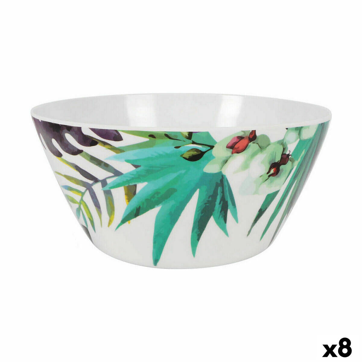 Salad Bowl La Mediterránea TROPIC 25,3 x 12 cm (8 Units)