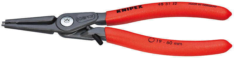 KNIPEX 48 31 J1 - Sicherungsring - Chrom-Vanadium-Stahl - Stahl - Kunststoff - Rot 48 31