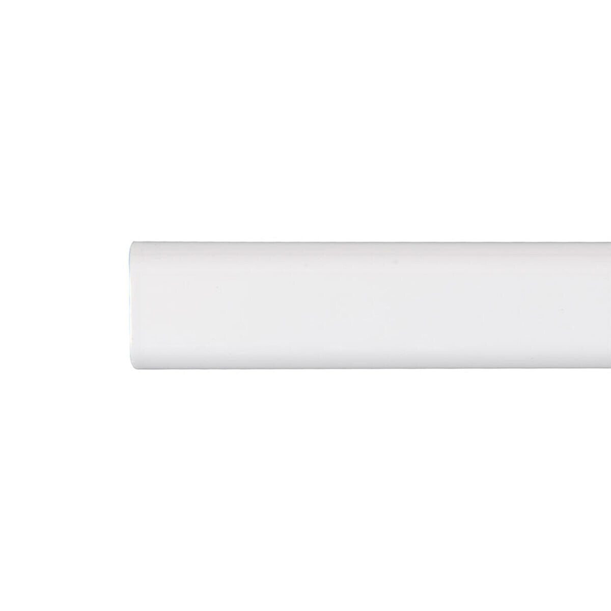 Wardrobe rail Stor Planet Cintacor White Oval 200 cm 15 x 25 mm