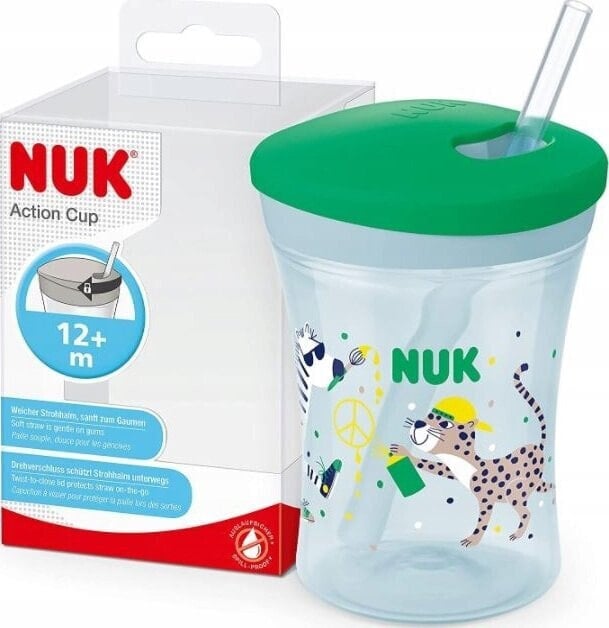 NUK NUK Trinklernbecher Action Cup 230ml grün