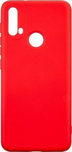 Beline Beline Etui Silicone Motorola Moto E20 czerwone /red