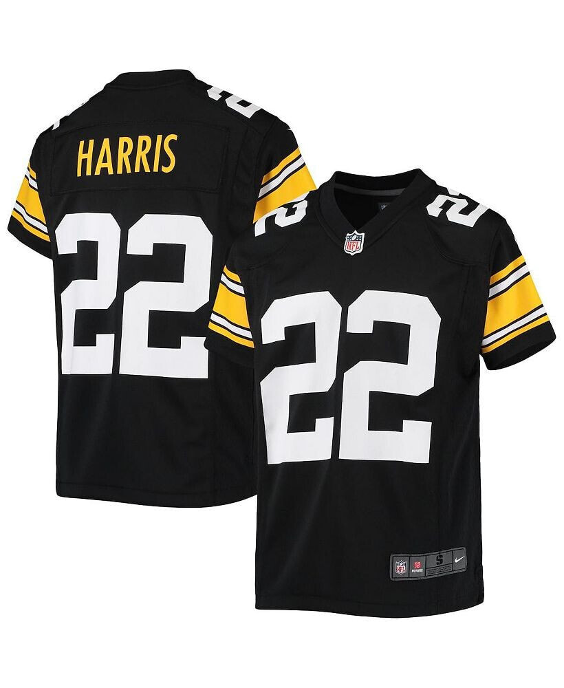 Nike big Boys Najee Harris Black Pittsburgh Steelers Alternate Game Jersey