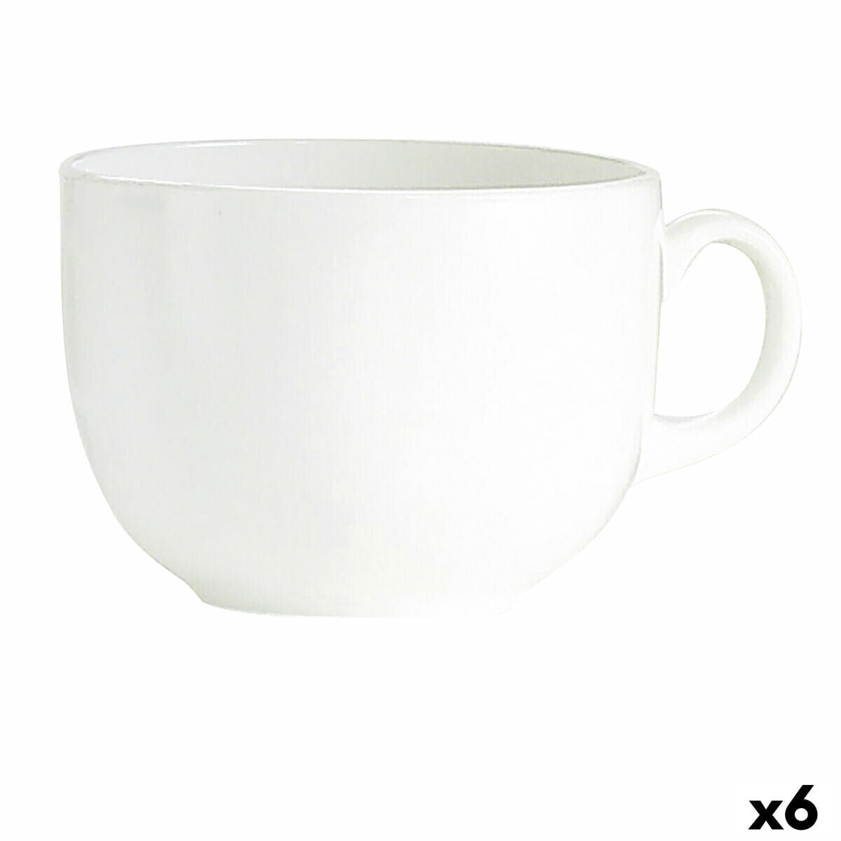 Чашка Luminarc Blanc Большой Белый Cтекло (720 ml) (6 штук)