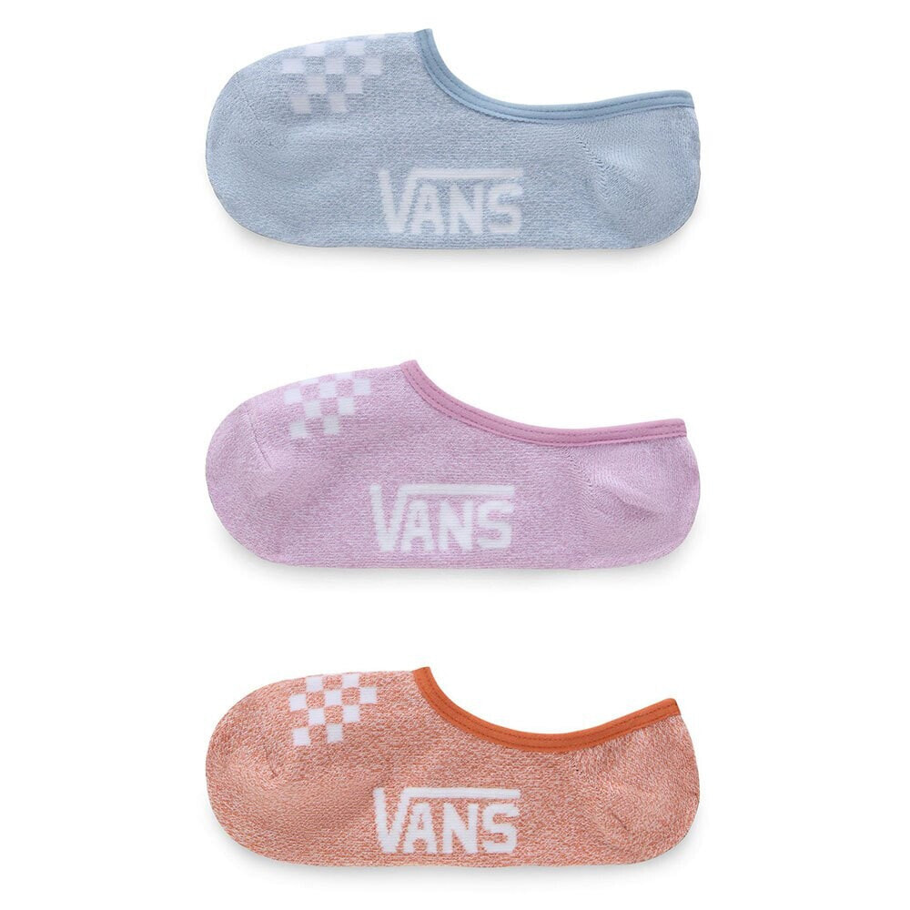 VANS Classic Heathered Canoodle No Show Socks 3 Pairs