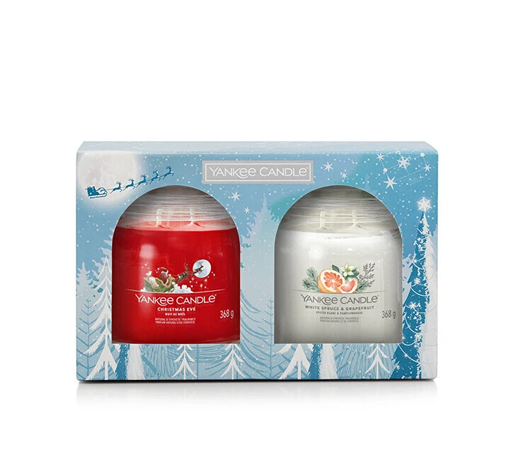 Christmas gift set Signature candles 2 pcs