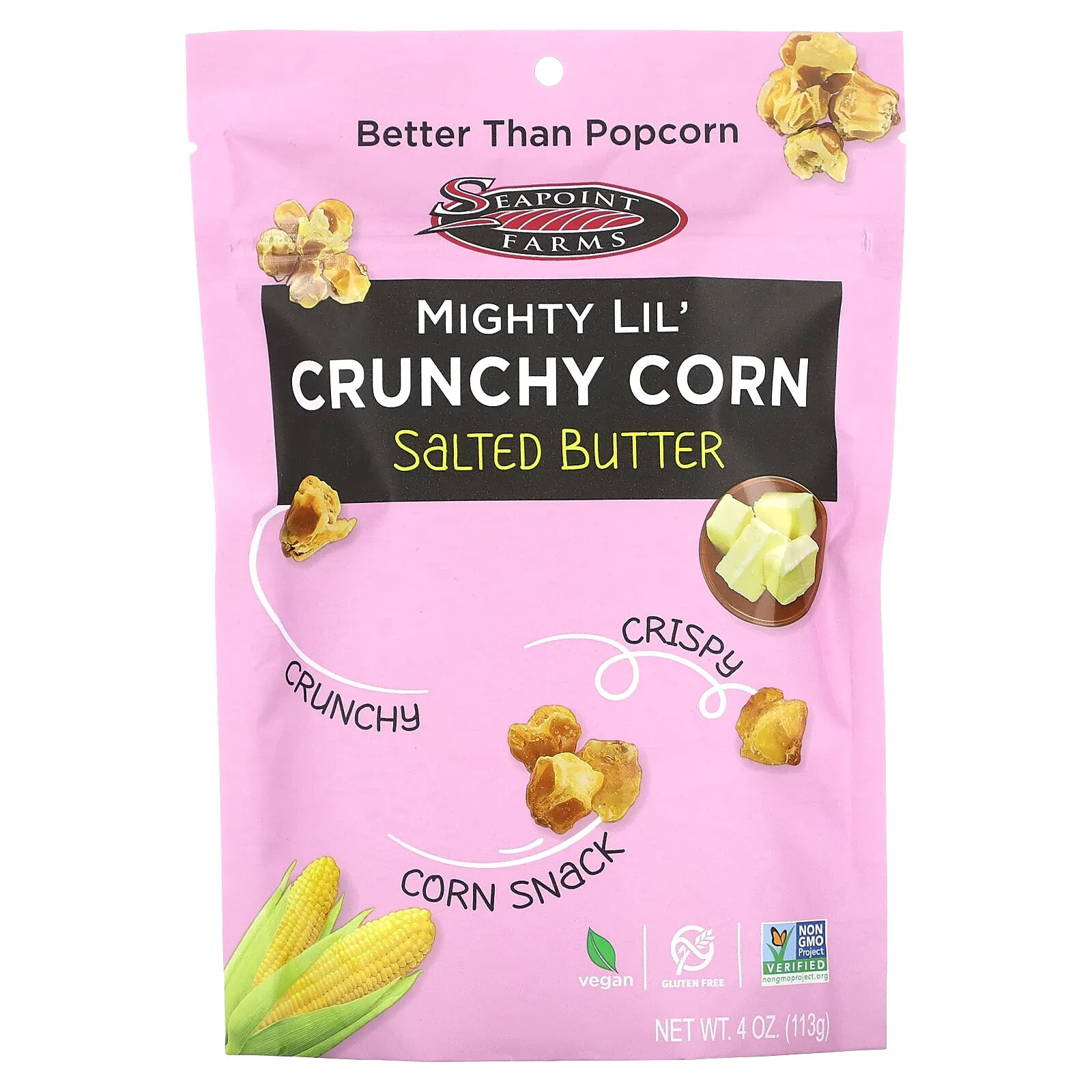 Mighty Lil' Crunchy Corn, Zesty Ranch, 4 oz (113 g)